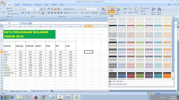 Rumus Perkalian Excel Mengalikan Data Dan Angka Secara Otomatis