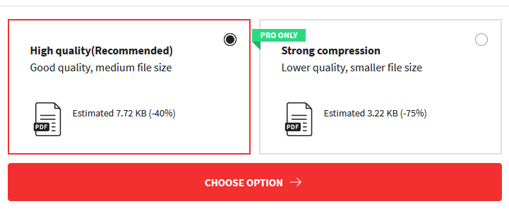 pilih tingkat kompres pdf