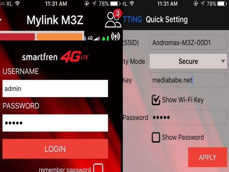 Cara Merubah Password Wifi Andromax di HP