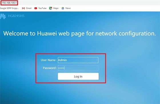 Langkah 1 ganti password wifi indihome huawei