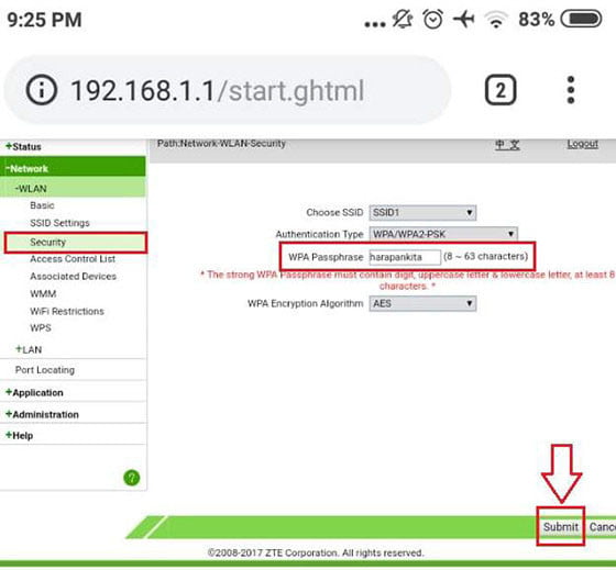 cara ganti password IndiHome lewat HP langkah 3