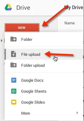 Upload File di Google Drive Lewat HP