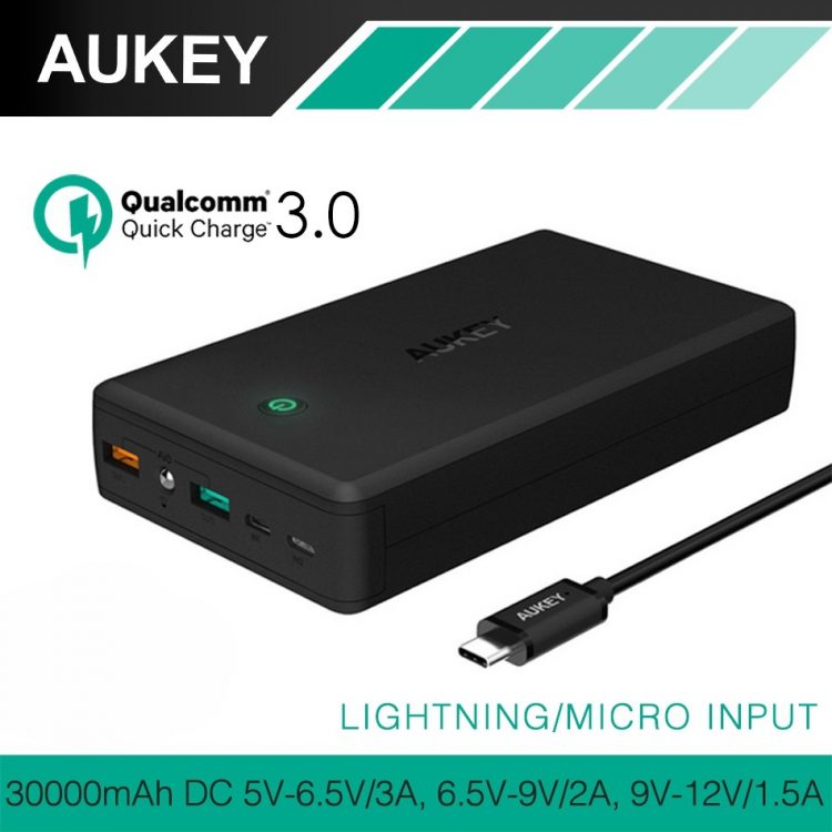 Aukey Quick Charger 3.0 PB-T9 Power Bank 19.000 mAH