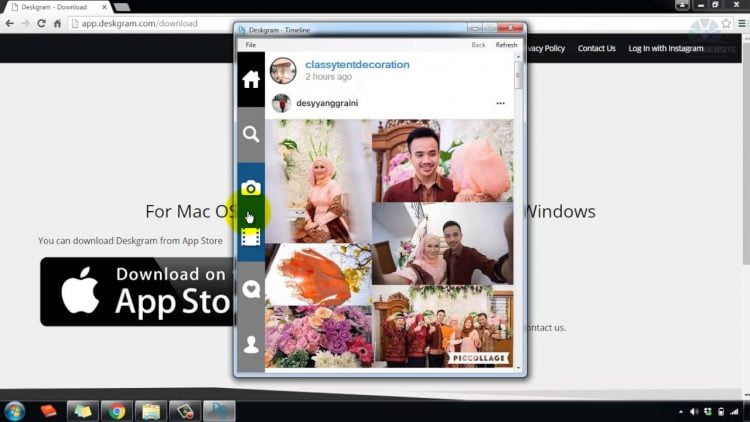 Cara upload foto IG di PC dengan Deskgram