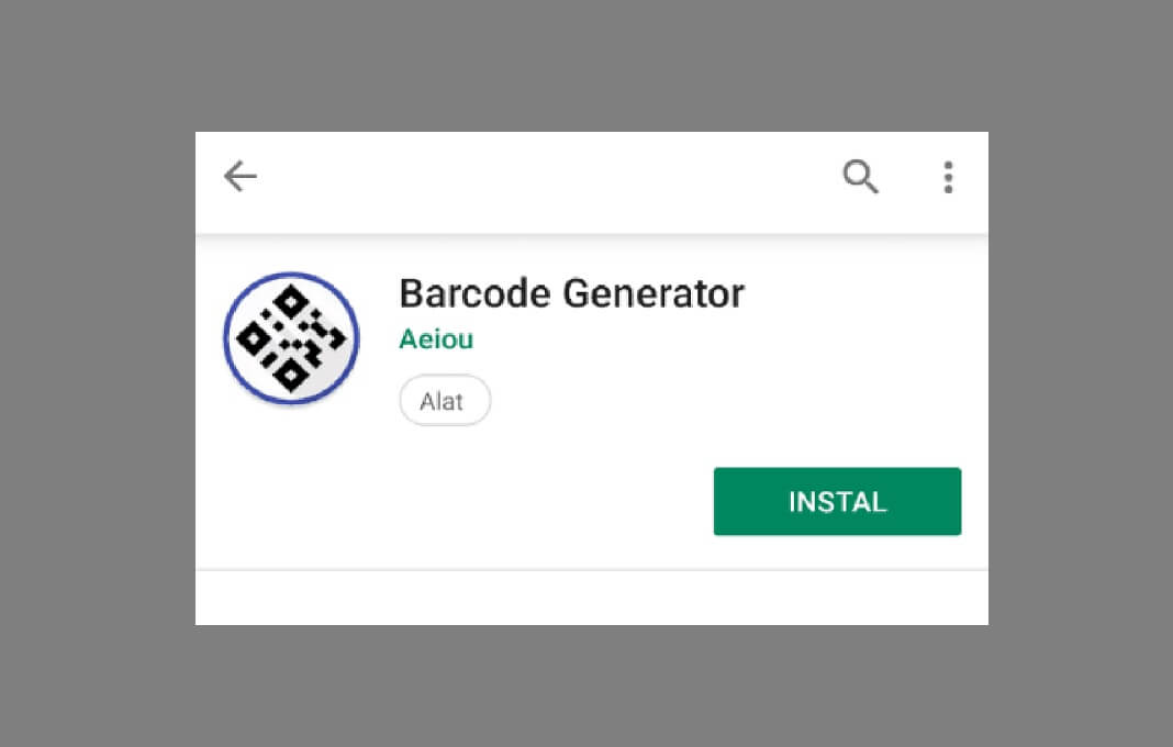 Download Barcode Generator dari Google Play