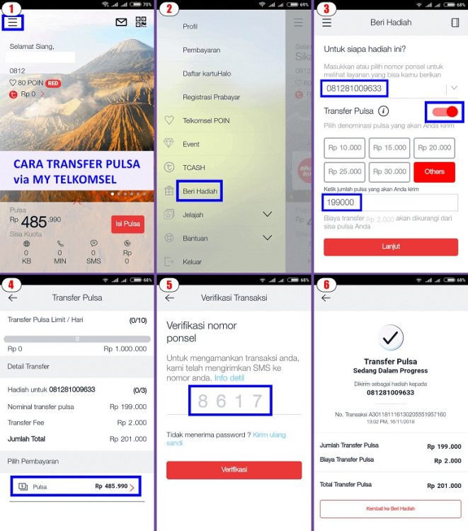 Lewat Aplikasi MyTelkomsel