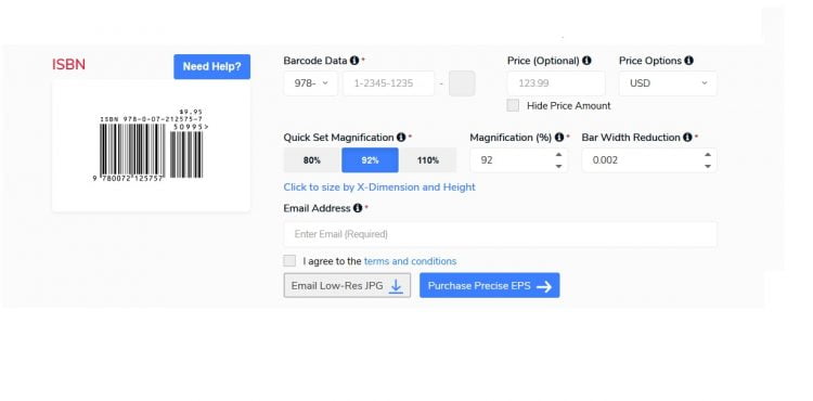 Selanjutnya masukkan kode angka yang telah Anda siapkan di kolom Barcode Data