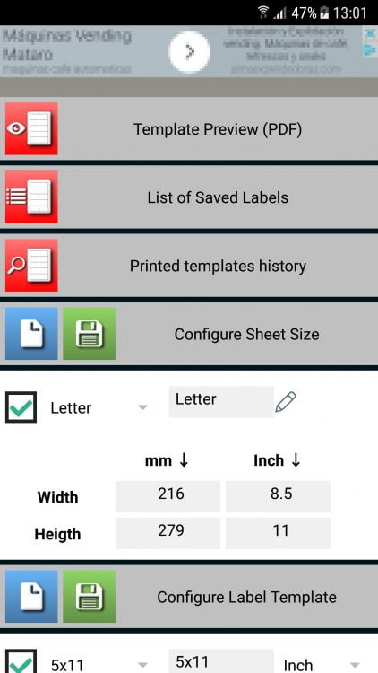 Untuk mengatur warna teks dan warna latar, Anda bisa klik menu Settings, di sana Anda juga bisa memasukkan deskripsi produk, label dan seterusnya