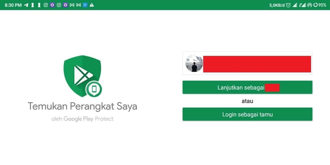 Login dengan Akun Google