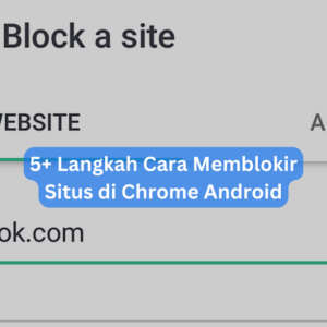 5+ Langkah Cara Memblokir Situs di Chrome Android