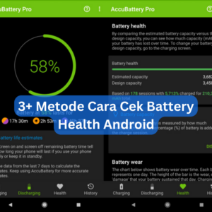 3+ Metode Cara Cek Battery Health Android