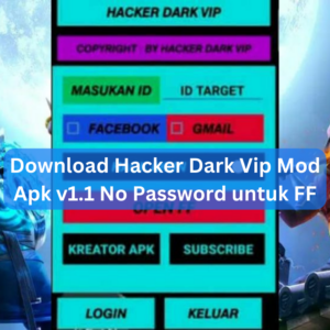 Download Hacker Dark Vip Mod Apk v1.1 No Password untuk FF