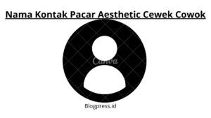 Nama Kontak Pacar Aesthetic Cewek Cowok