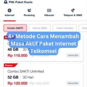 4+ Metode Cara Menambah Masa Aktif Paket Internet Telkomsel