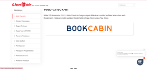 CARA CHECK IN ONINE LION AIR