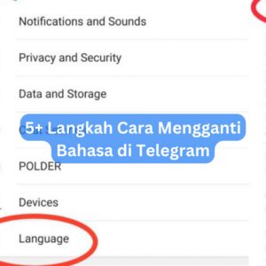 5+ Langkah Cara Mengganti Bahasa di Telegram