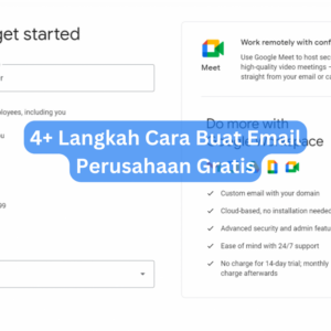 4+ Langkah Cara Buat Email Perusahaan Gratis