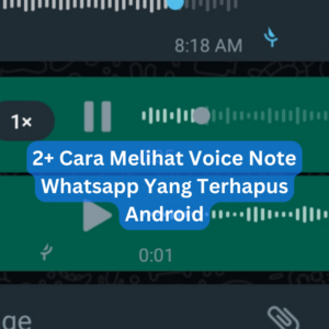 2+ Cara Melihat Voice Note Whatsapp Yang Terhapus Android