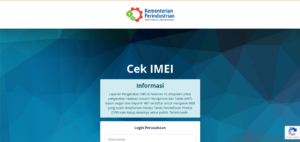 cara cek imei kemenperin