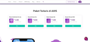 cara cek paket axis