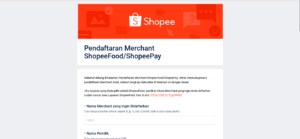 pendaftaran shopee food