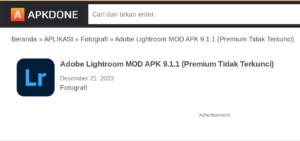 DOWNLOAD LIGHTROOM MOD