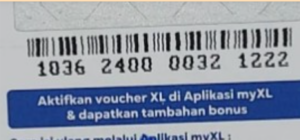 cara mengisi voucher xl