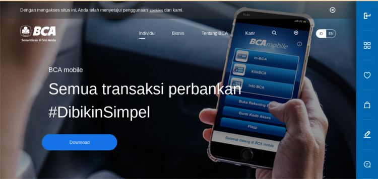 Cara Top Up Mtix BCA